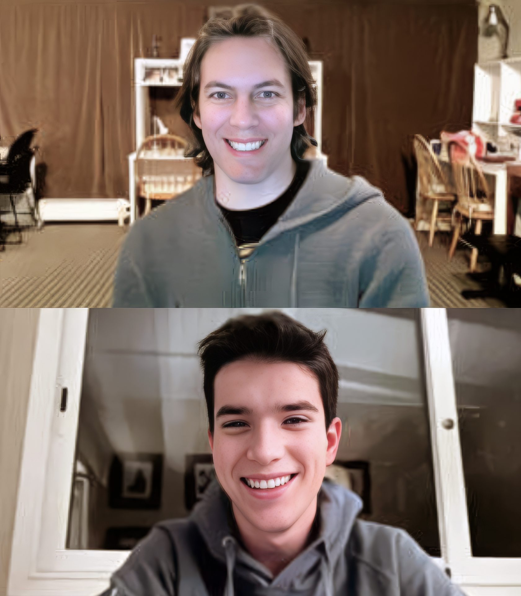Michael Romano in a Zoom session with a Bay Area student