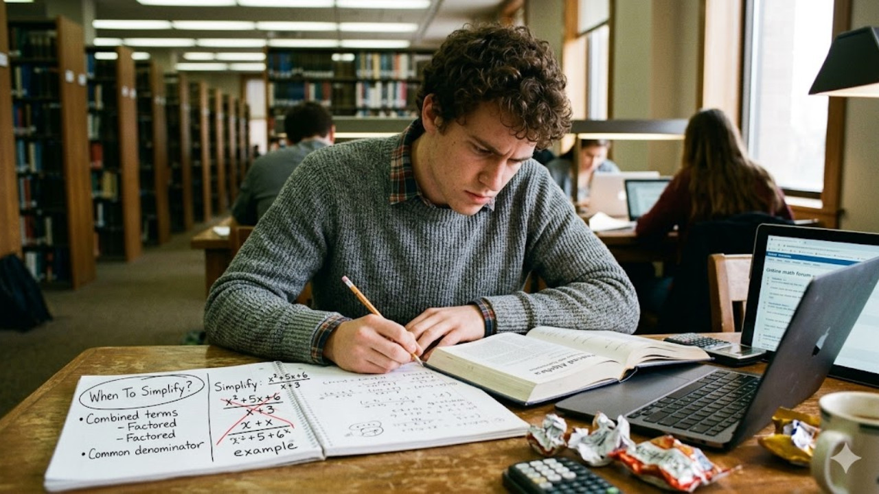 When To Simplify Algebraic Expressions